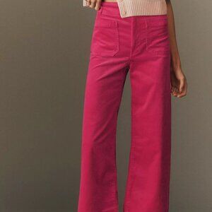 Colette Corduroy Crop Wide-Leg